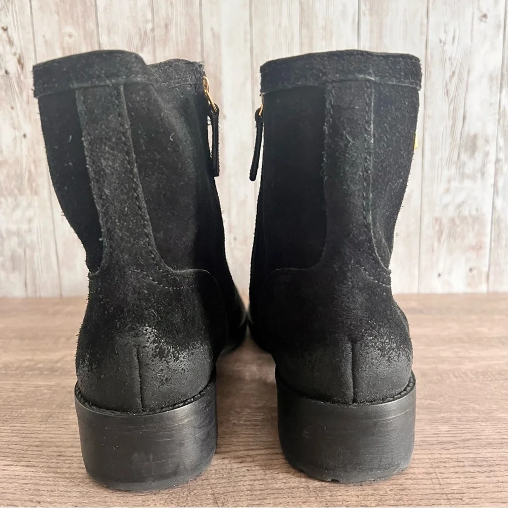 Tory Burch Eloise Suede Ankle Boots Size 8.5